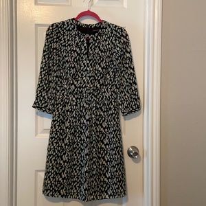 Banana Republic Animal Print A-line Dress- EUC